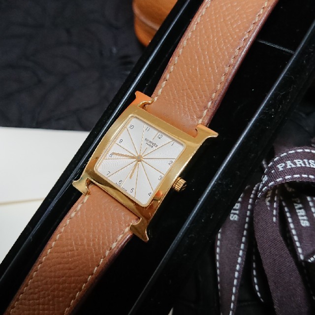 最高の品質 Hermes - ユニセックス利用もOK☆ ☆ Hウォッチ☆メンズ エルメス 美品 腕時計(アナログ)
