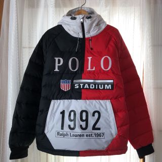 超レア！1992stadiumダウンジャケット！ポロラルフローレン POLO