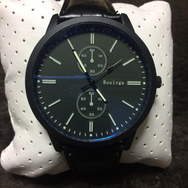 新品未使用  メンズ腕時計  ビッグフェイス メンズの時計(腕時計(アナログ))の商品写真