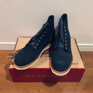 レッドウィング(REDWING)のレッドウィング ビームス別注 ネイビー ラフアウト スエード ラウンドトゥ(ブーツ)