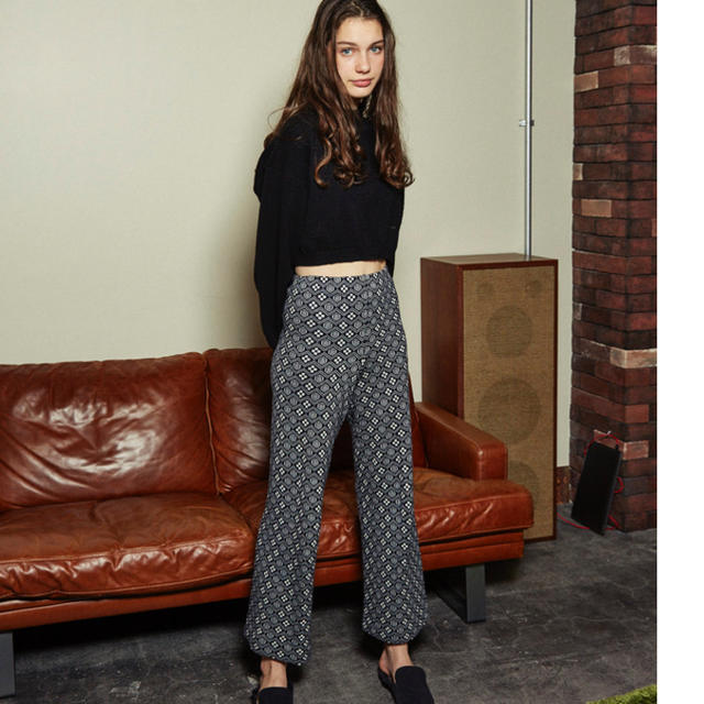 Jacquard Knit Pants