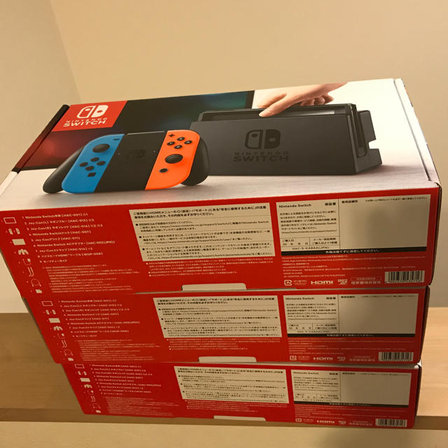 2022春夏新色】 Nintendo Switch - 3台セット【新品、未使用、未開封