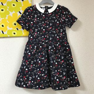 プチバトー(PETIT BATEAU)の☆SALE☆ 新品 プチバトー♡ チュビックプリント半袖ワンピース 6ans(ワンピース)