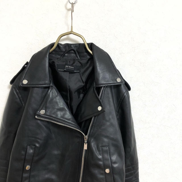 【廃盤】ZARA ライダース レディース XS エコレザー レザージャケット