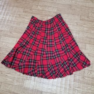 コムデギャルソン(COMME des GARCONS)のJUNYA WATANABE可愛いチェック。(ひざ丈スカート)