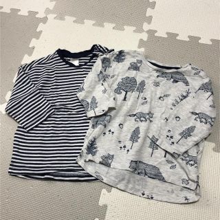 エイチアンドエム(H&M)のロンT 2枚セット(シャツ/カットソー)