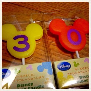 ディズニー(Disney)のdisney ろうそく(その他)