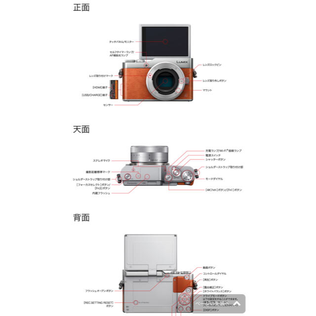 Panasonic(パナソニック)のぽんず様限定Panasoniclumixgf9ミラーレス一眼カメラ スマホ/家電/カメラのカメラ(ミラーレス一眼)の商品写真