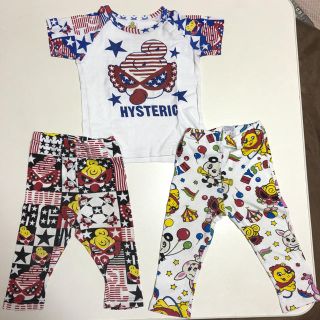 ヒステリックミニ(HYSTERIC MINI)の3着セット ヒスミニ (Tシャツ/カットソー)