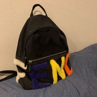 フェンディ(FENDI)のFENDI バックパック ムートンロゴ(バッグパック/リュック)