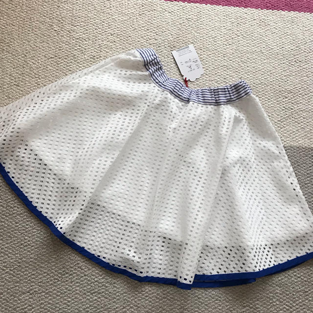 F.O.KIDS(エフオーキッズ)の新品 ALGY アイレットレース スカート  140 アルジー  キッズ/ベビー/マタニティのキッズ服女の子用(90cm~)(スカート)の商品写真