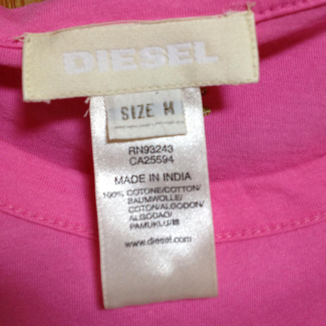 DIESEL(ディーゼル)のDIESEL＊タンクトップ レディースのトップス(Tシャツ(半袖/袖なし))の商品写真