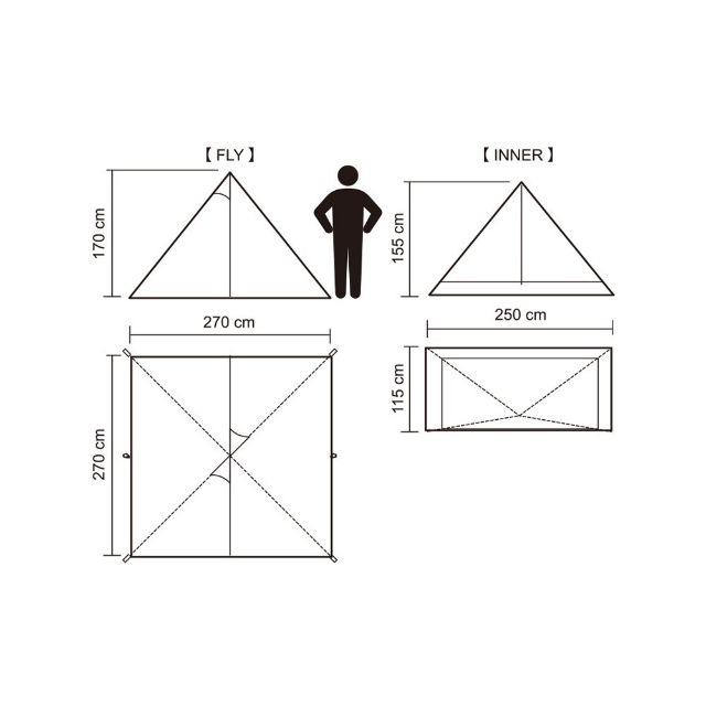 circus(サーカス)の【新品未開封】*tent-Mark DESIGNS　パンダ TC スポーツ/アウトドアのアウトドア(テント/タープ)の商品写真