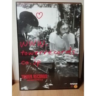 タワーレコード ヴィンセント ギャロ 額装 特大 ポスター 103.5×73.5