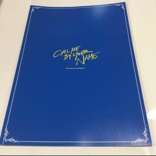 君の名前で僕を呼んで 豪華版パンフレット(その他)