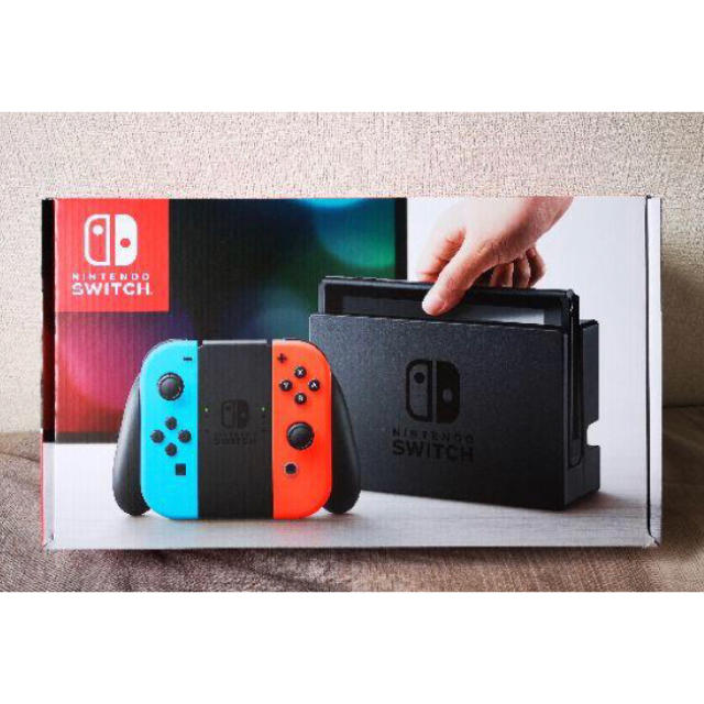 新品納品書有 Nintendo Switch ネオンブルー レッド スイッチ