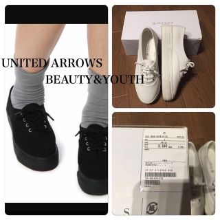 ビューティアンドユースユナイテッドアローズ(BEAUTY&YOUTH UNITED ARROWS)の新品B&Y厚底スニーカー(スニーカー)