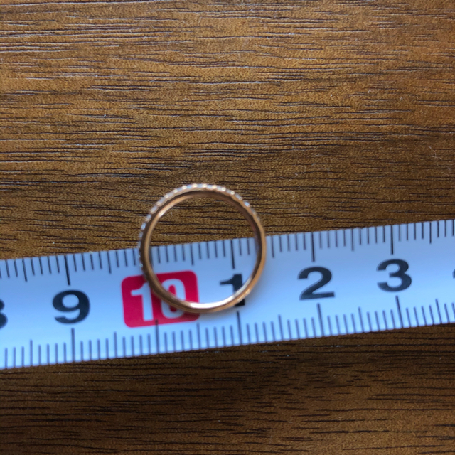 4℃(ヨンドシー)の4℃ K10ピンクゴールド ピンキーリング レディースのアクセサリー(リング(指輪))の商品写真