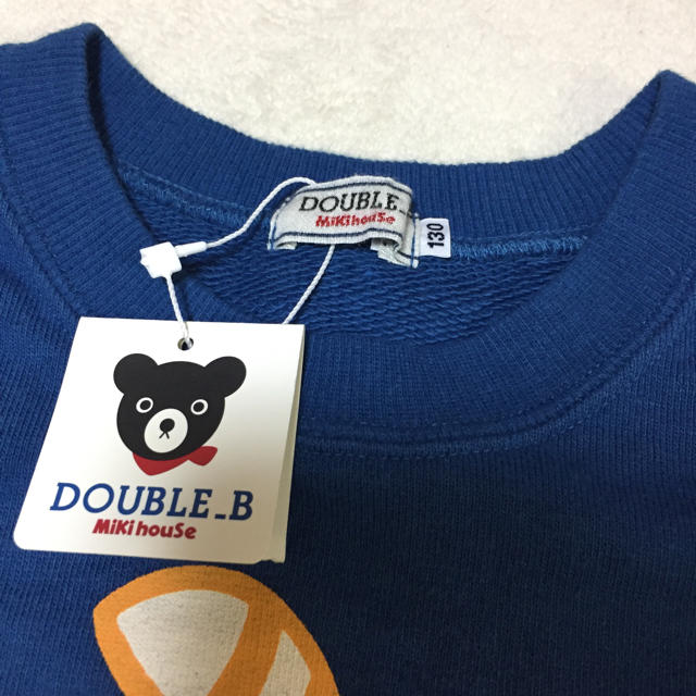 DOUBLE.B(ダブルビー)のコジコジ様 専用 ミキハウス ダブルビー トレーナー 130 キッズ/ベビー/マタニティのキッズ服男の子用(90cm~)(その他)の商品写真