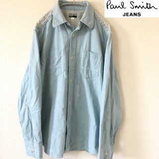 ポールスミス(Paul Smith)の【Paul Smith】デニムシャツ(L)ポールスミス  ダメージ加工(シャツ)