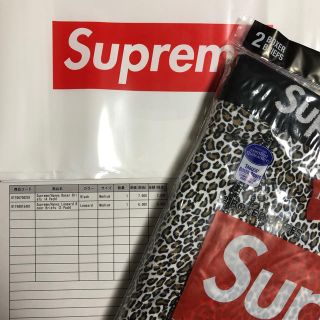 シュプリーム(Supreme)のsupreme Hanes レオパードボクサーブリーフ(ボクサーパンツ)