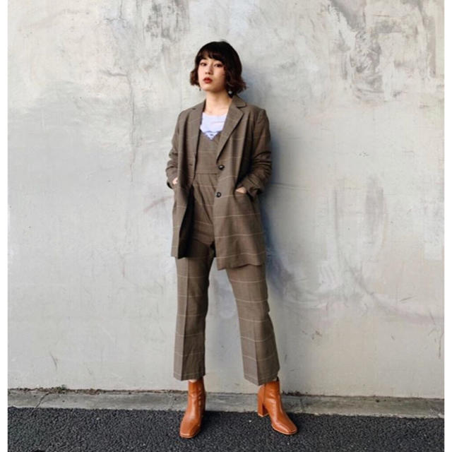 SLY - SLY チェック ジャケット 今季 新作 完売品 moussyの通販 by ...