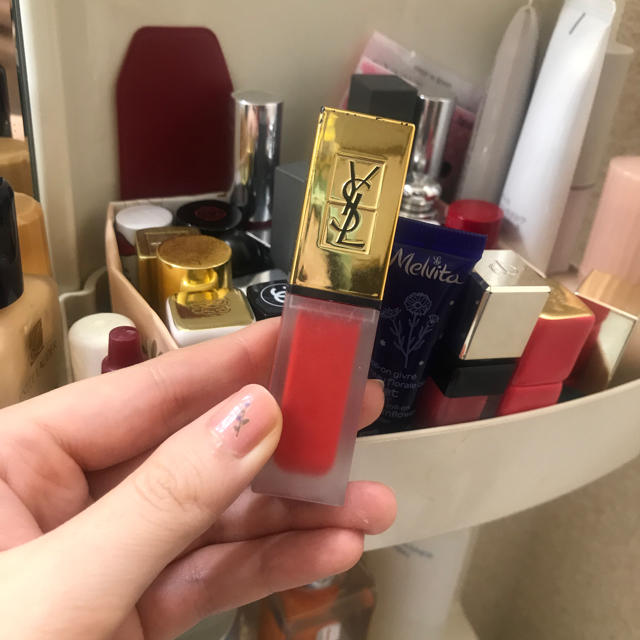 Yves Saint Laurent Beaute(イヴサンローランボーテ)の【Jio's Moon様専用】YSL タトワージュクチュール 1番 コスメ/美容のベースメイク/化粧品(口紅)の商品写真