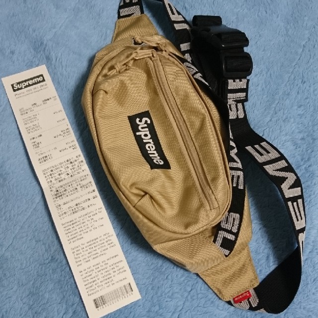 ☆超美品☆ Supreme 18SS Waist Bag Tan - ウエストポーチ