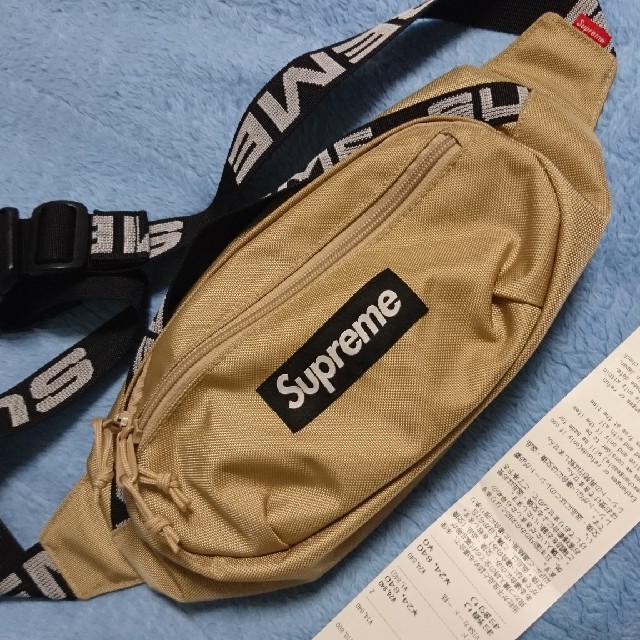 ☆超美品☆ Supreme 18SS Waist Bag Tan