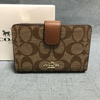 コーチ(COACH)のCOACH コーチ 二つ折り財布 F53562 正規品 アウトレット(折り財布)