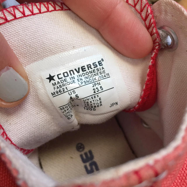 CONVERSE(コンバース)の脱色オレンジコンバース♩ レディースの靴/シューズ(スニーカー)の商品写真