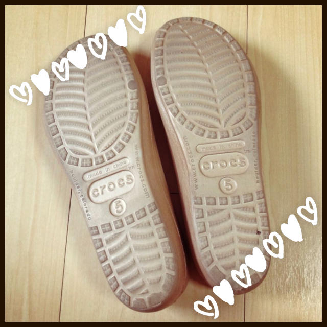 crocs(クロックス)のcrocs✩ラバーシューズ レディースの靴/シューズ(ハイヒール/パンプス)の商品写真