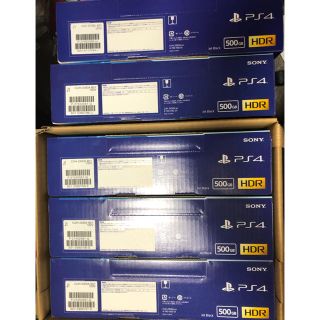 プレイステーション4(PlayStation4)の新品 ５台 PlayStation4 本体 500GB CUH-2200AB01(家庭用ゲーム機本体)