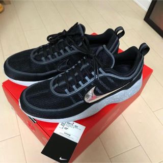 ナイキ(NIKE)のNike air spiridon 黒銀 スピリドン 28センチ(スニーカー)