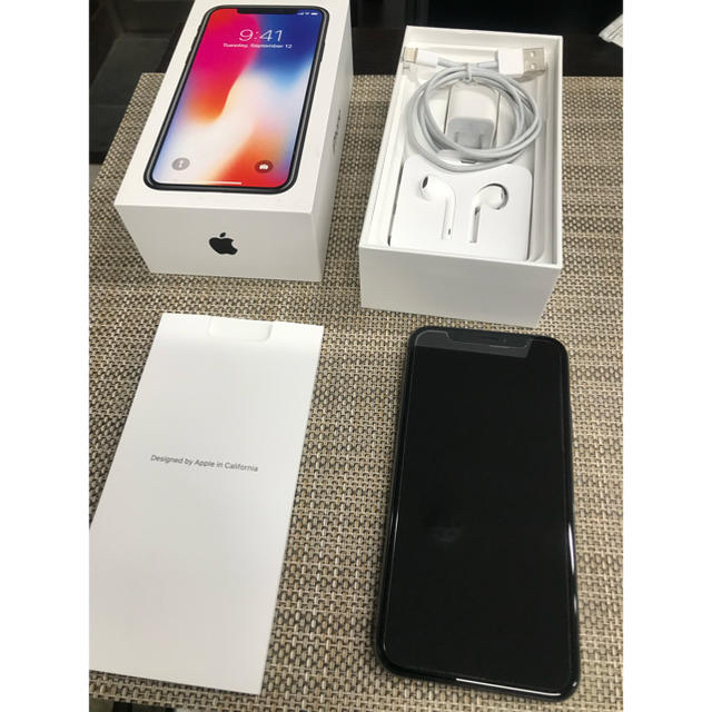 iPhone X 256GB 超美品