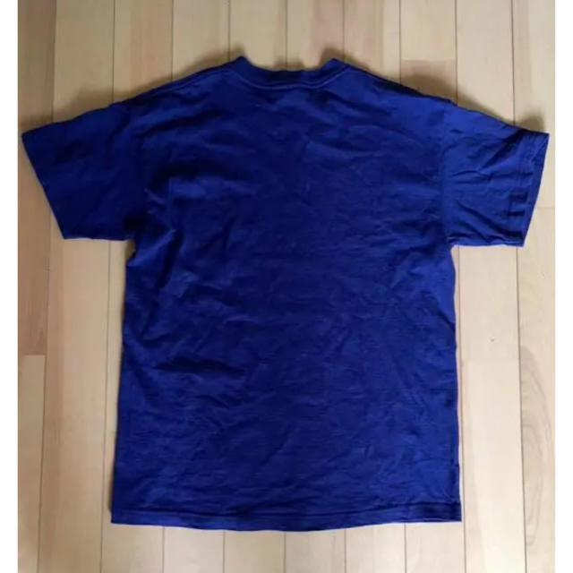 flower(フラワー)のflower購入 ヴィンテージカレッジTシャツ 古着 紺色 レディースのトップス(Tシャツ(半袖/袖なし))の商品写真