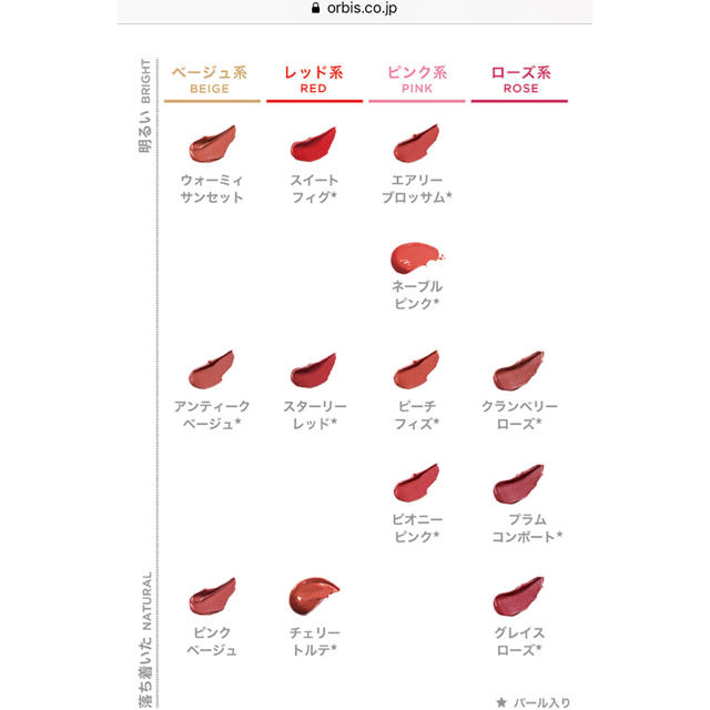 ORBIS(オルビス)のオルビス  口紅 ４本セット コスメ/美容のベースメイク/化粧品(口紅)の商品写真