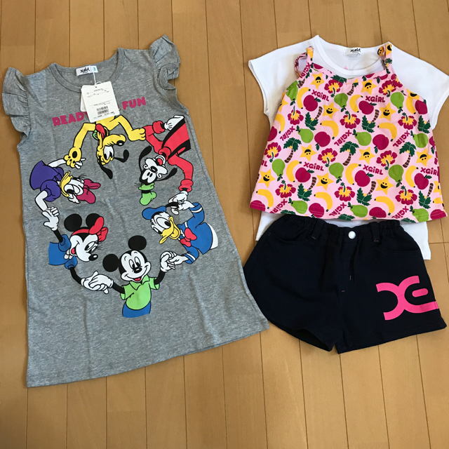 X-girl Stages(エックスガールステージス)の専用 8点 キッズ/ベビー/マタニティのキッズ服女の子用(90cm~)(パンツ/スパッツ)の商品写真