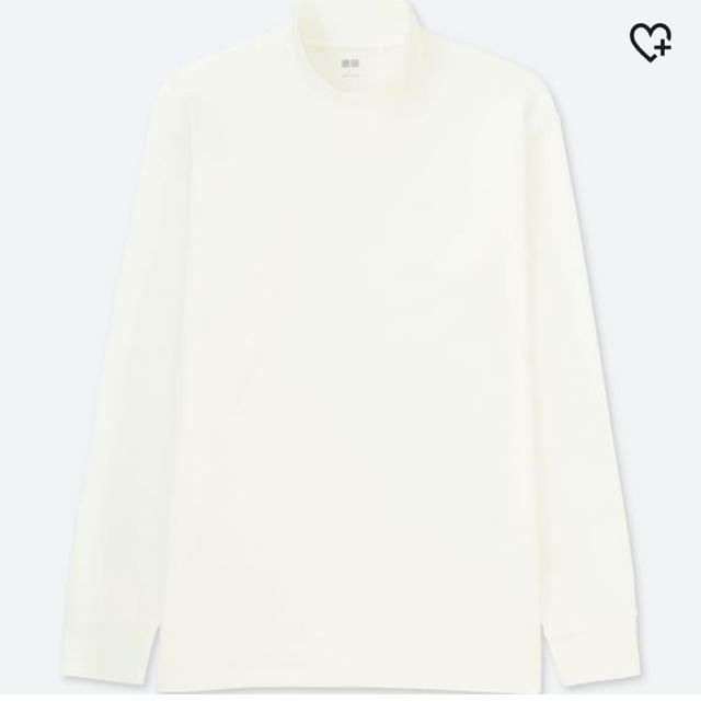 UNIQLO ユニクロ ソフトタッチ ハイネックシャツ（長袖） L  グレー