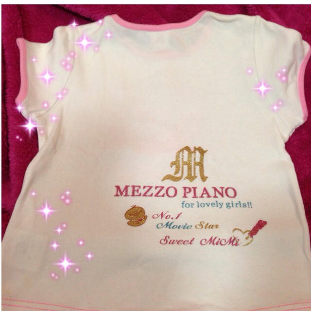 mezzo piano(メゾピアノ)のメゾピアノ♥Tシャツ キッズ/ベビー/マタニティのキッズ服女の子用(90cm~)(その他)の商品写真