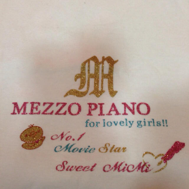 mezzo piano(メゾピアノ)のメゾピアノ♥Tシャツ キッズ/ベビー/マタニティのキッズ服女の子用(90cm~)(その他)の商品写真