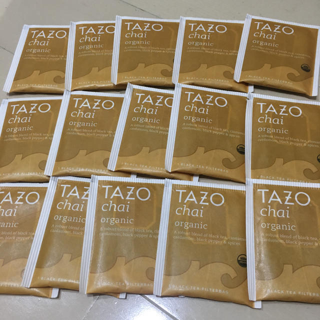 Starbucks Coffee(スターバックスコーヒー)のTAZO  chai チャイ 15個セット スタバ 食品/飲料/酒の飲料(茶)の商品写真