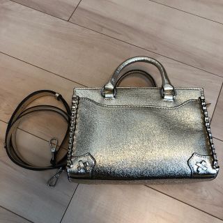 ザラ(ZARA)のZARA ゴールドバッグ(ハンドバッグ)