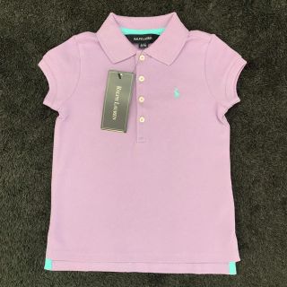 ラルフローレン(Ralph Lauren)のRALPH  LAUREN 新品未使用・タグ付き ポロシャツ3T(100) 薄紫(Tシャツ/カットソー)