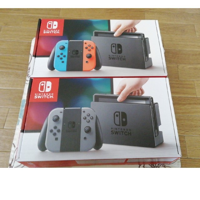 入園入学祝い Nintendo 任天堂スイッチ　2台セット　新品未開封 - Switch 家庭用ゲーム機本体