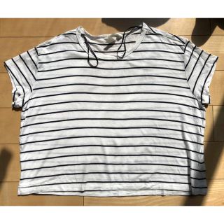 エイチアンドエム(H&M)の【お値下げ、送料込み】H&M ボーダーTシャツ(Tシャツ(半袖/袖なし))