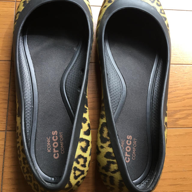 crocs(クロックス)のクロックスw6ヒョウ柄レオパードバレエシューズ レディースの靴/シューズ(バレエシューズ)の商品写真