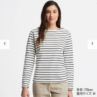 ユニクロ(UNIQLO)のUNIQLOボーダーボートネックT(長袖)　セット売り(カットソー(長袖/七分))