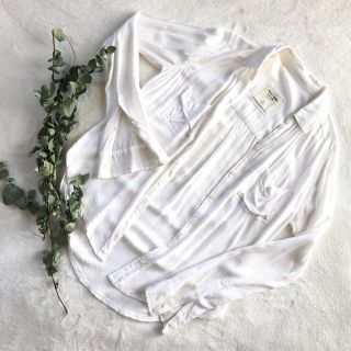 アバクロンビーアンドフィッチ(Abercrombie&Fitch)のアバクロンビー&フィッチ♡使える白シャツ(シャツ/ブラウス(長袖/七分))