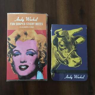 アンディウォーホル(Andy Warhol)のAndy Warhol アンディーウォーホル 付箋&メモ帳セット(ノート/メモ帳/ふせん)